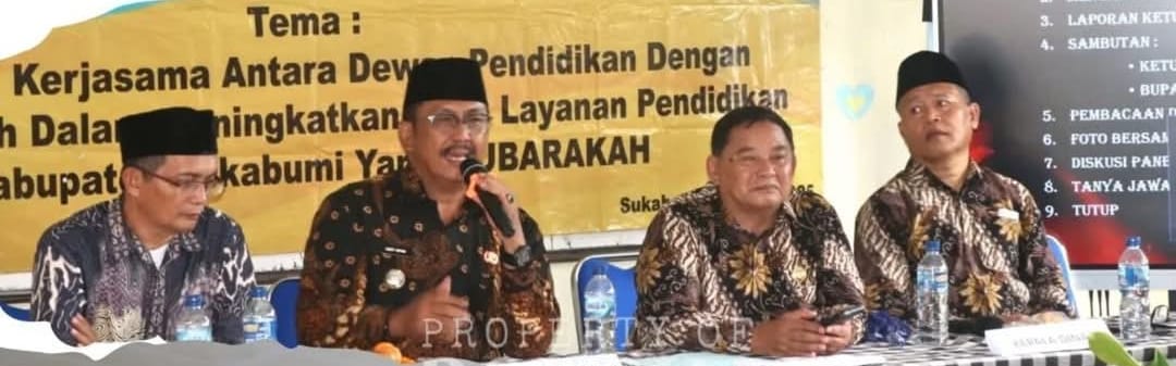 Rakor di Jampangkulon, Kadis Pendidikan Kabupaten Sukabumi Tegaskan Dunia Pendidikan tidak Bisa Berdiri Sendiri